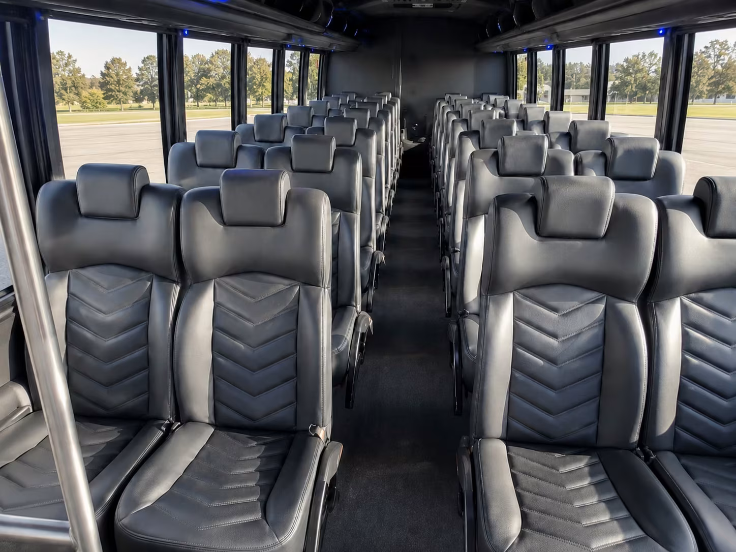 20 passenger minibus interior