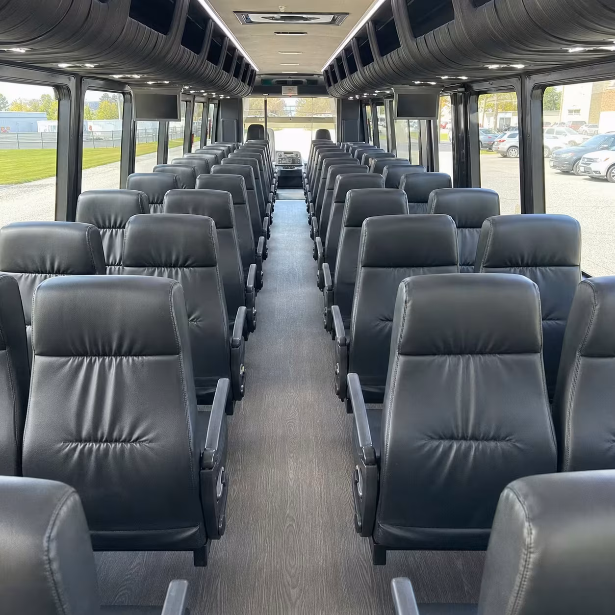 25 passenger minibus inside