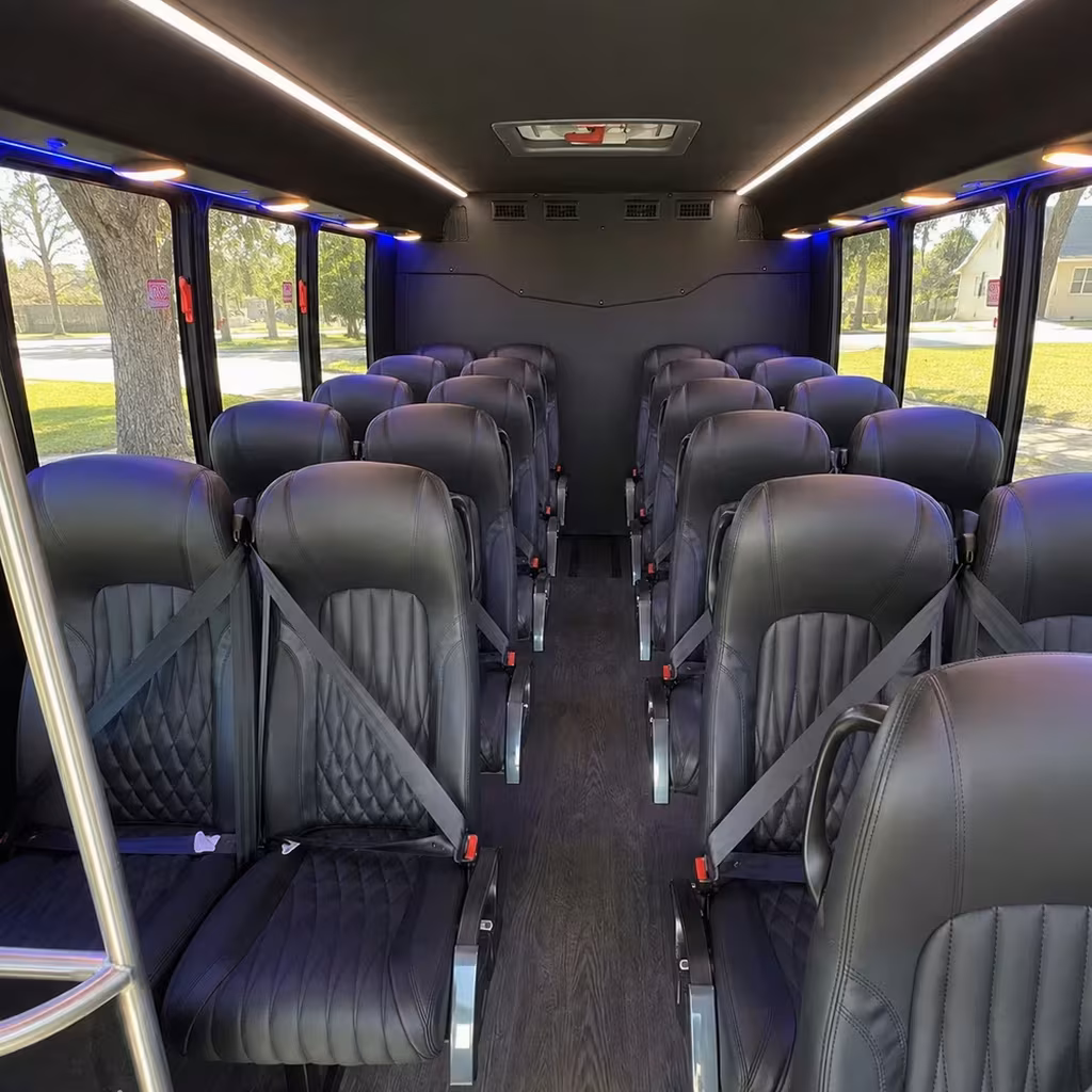 35 passenger minibus interior