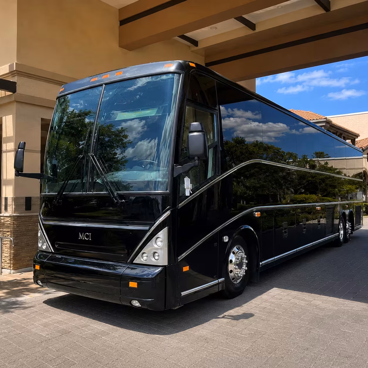 event transportation bus rentals in bellevue
