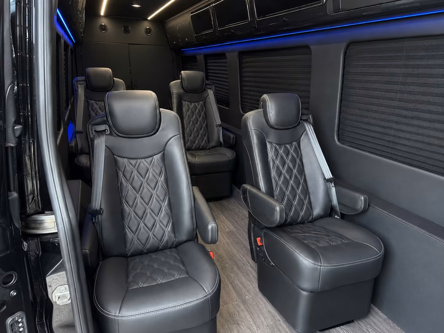 sprinter van with driver interior