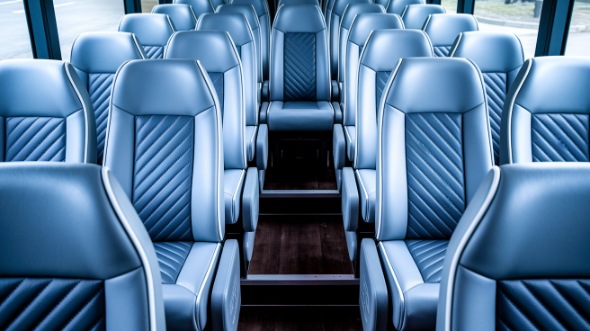 15 passenger minibus interior