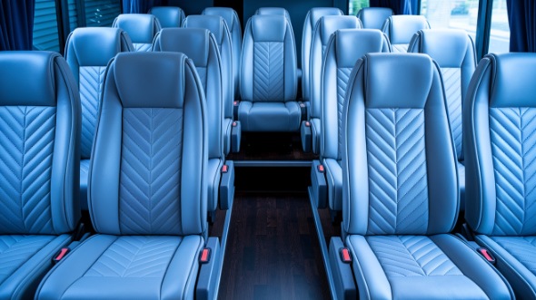18 passenger minibus interior