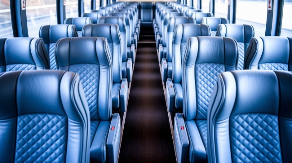 50 passenger charter bus interior
