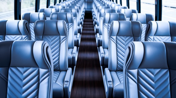 54 passenger charter bus interior