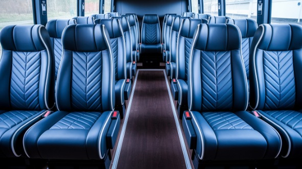 bellevue 15 passenger minibus inside