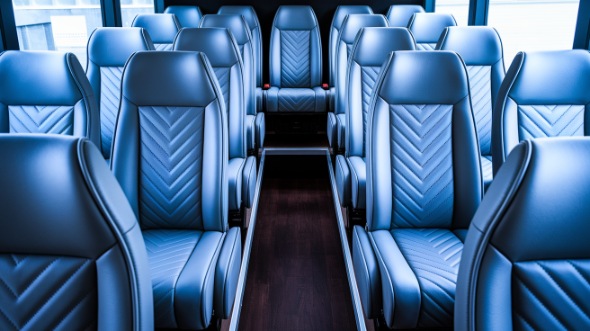 bellevue 25 passenger minibus interior