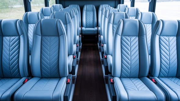 bellevue 30 passenger minibus inside
