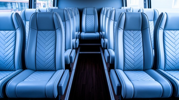 bellevue 35 passenger minibus inside