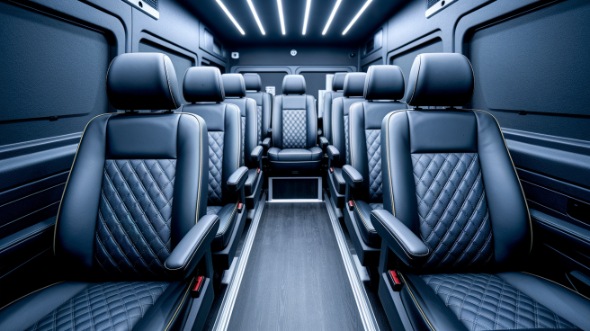 sprinter van with driver interior
